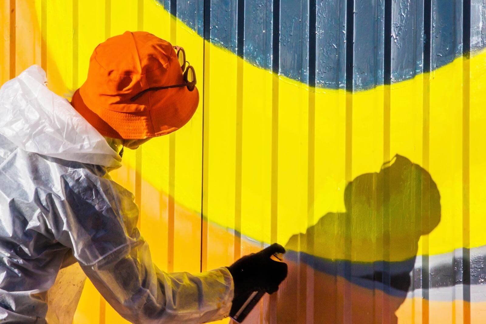 Industrial cladding painting